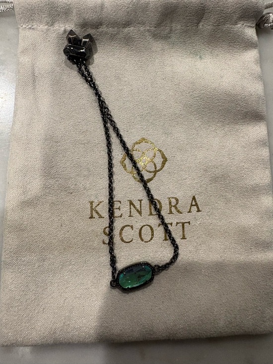 Kendra Scott Jewelry - Kendra Scott Gunmetal Dichroic Elaina Bracelet Adjustable EUC